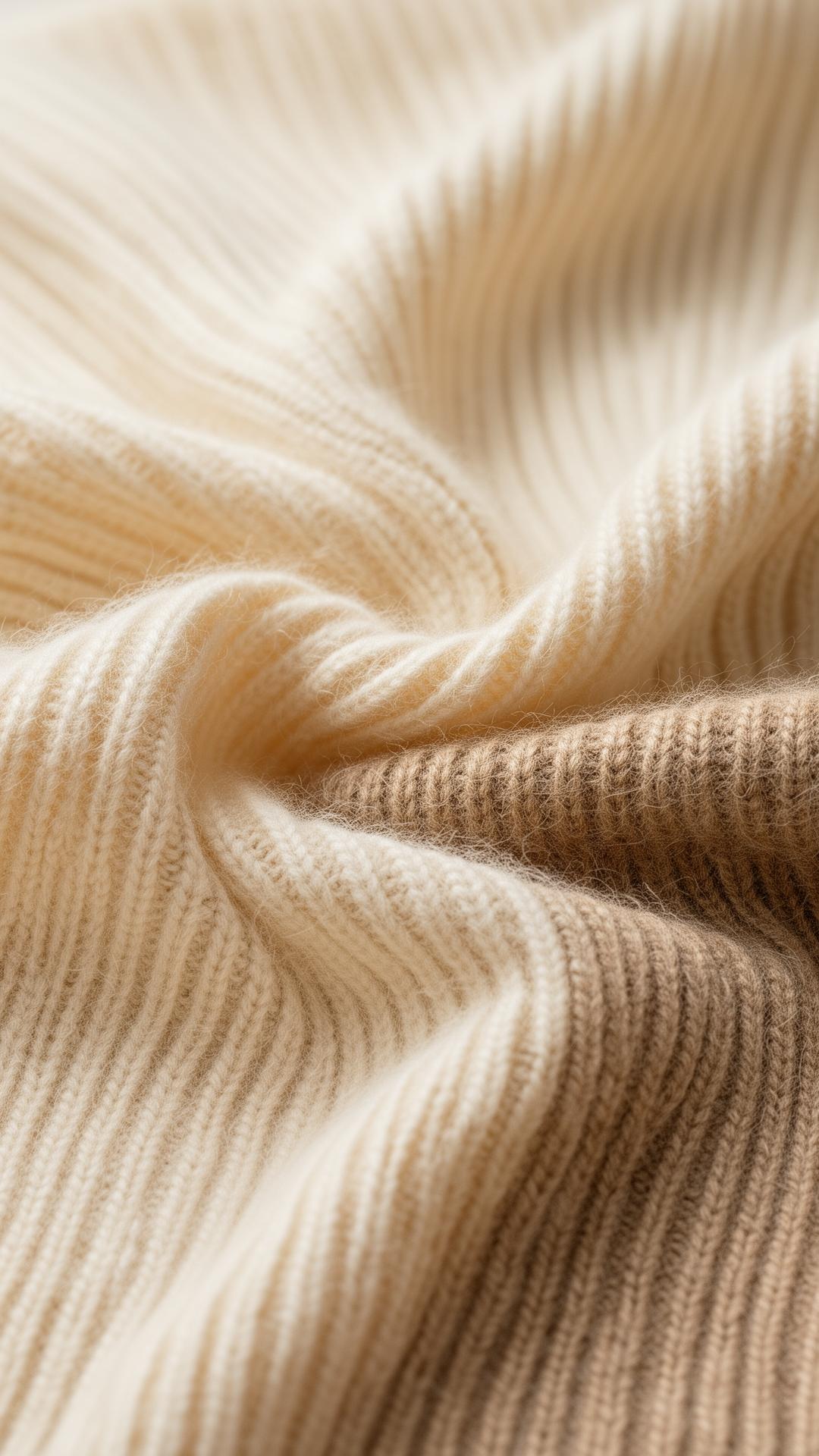Texture ravvicinata del tessuto in fibre derivate da eucalipto e alghe marine